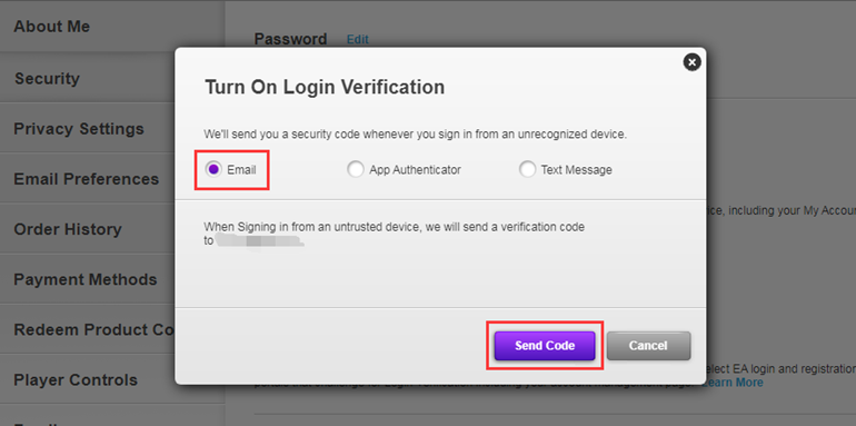 FUT Origin Login Verification 