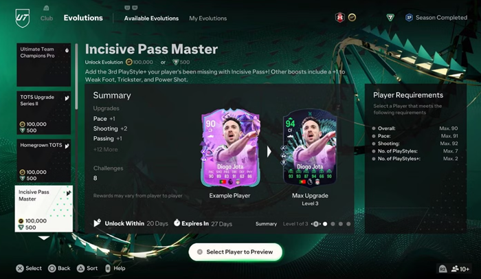 FIFA 24: FC 24 Incisive Pass Master Evolution Guide